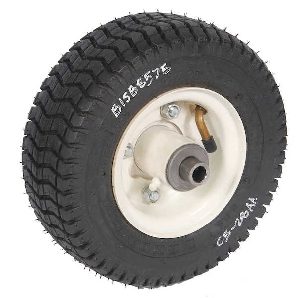 CASTER-TRACTION, 9X3.5X4, STEEL-WHITE 4.3" x8.5" x8.5"